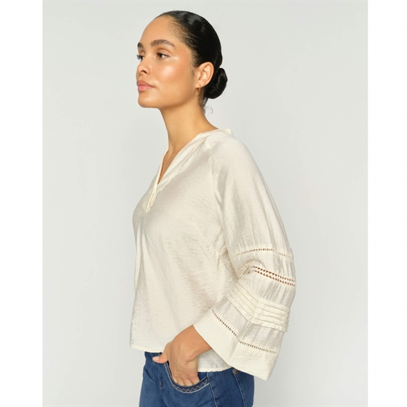 Mos Mosh Aleysa Nila Bluse, Ecru